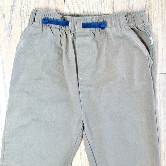 An Original Penguin Boys Khaki Elasticized Waist Jogger Pants with Pockets Sz 7Y - Picture 2 of 13